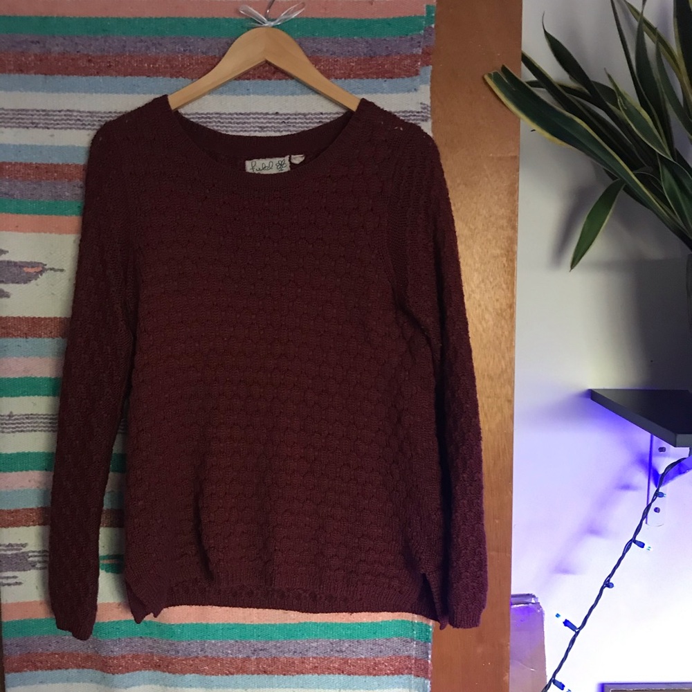 Field Flower (Anthropologie) Waffle Knit